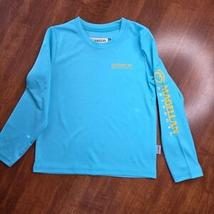 3 / $30‎ Magellan Outdoors Fish Gear Youth Long Sleeve Shirt Size 5/6 Blue